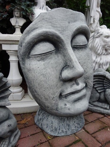 Steinfigur maske gesicht - maske,,