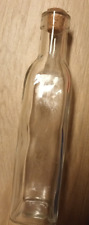 Glas-FLASCHE mit Korken eckig ca. 250 ml für Selbstgemachtes