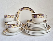 Kaffee Service 4 Tassen, Untertassen, Kuchenteller, 16-teilig