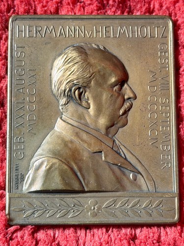 Bronzeplakette heinrich von - bronzeplakette,,