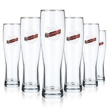 6x Duckstein Bier Glas 0,5l
