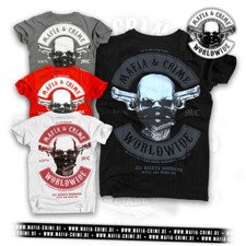 Mafia crime shirt mc patch - shirt,