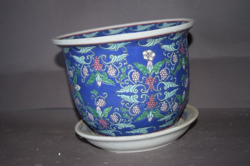 Porzellan blumentopf mit - porzellan,
