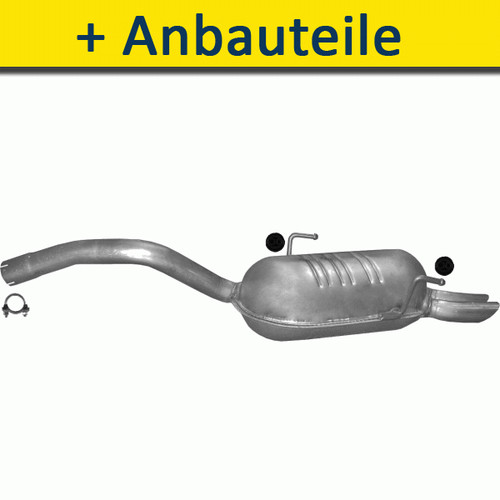 Endtopf auspuff für peugeot - für,