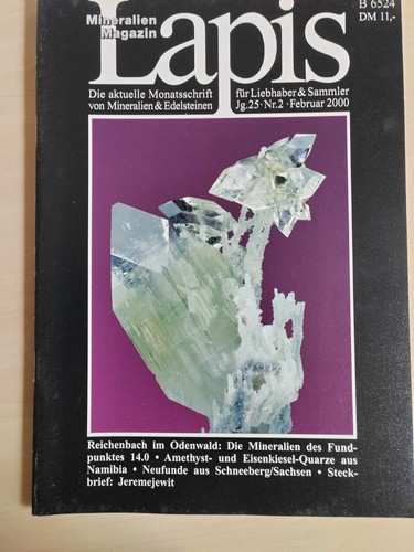 Mineralien lapis heft - lapis, 2/2000