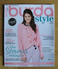 burda style 9/2017 Schnittmuster Brit Chic Tweed Herrenwesten Kleider Romantik