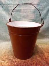 alter Emaileimer braun weiß