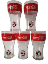 5 Coca Cola Glas WM 14 Brasilien Weltmeister Verschiedene Editionen TOP ZUSTAND