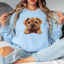 Süße Bulldogge Damen Sweatshirt Hundeliebhaber Damen Pullover Tier Grafik