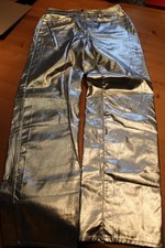 Lackhose Pvc Hose silber  #3