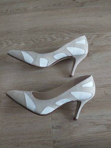 Pumps beige weiss - pumps, beige/weiss