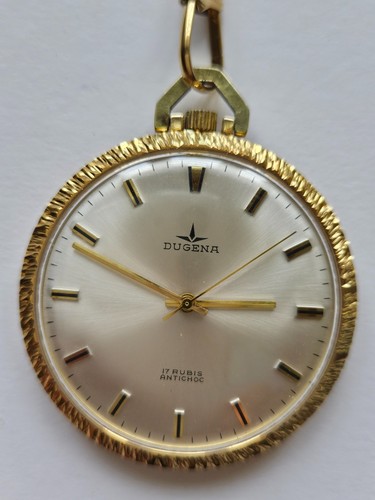 Dugena taschenuhr vergoldet - taschenuhr,