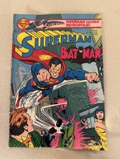 SUPERMAN BATMAN Comic Heft 9 Ehapa 1979 Superman DC Comics Zustand: 1-2 