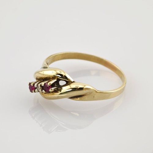 Zeitloser goldring mit - goldring, diamant