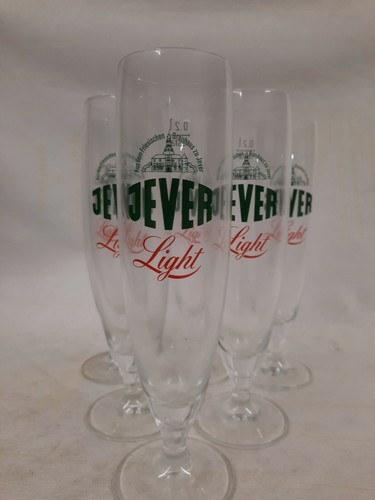 Jever light bierglas - bierglas, 6x