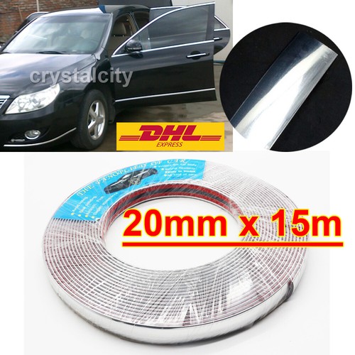 20mm 15m chrom zierleiste - chrom,