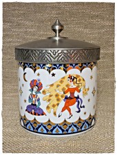 Dose mit Zinndeckel Lebkuchendose Porzellan Seltmann Weiden Sammleredition 1997