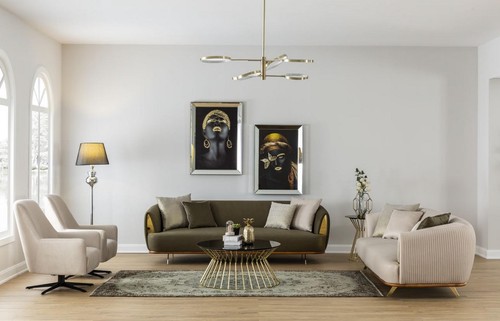 Luxus sofagarnitur modern set - luxus,