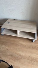 TV-Lowboard helles Holz Grau