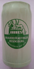 Alter Bierkrug Maßkrug Brauerei Kneitinger Regensburg 1 Liter Hersteller sahm
