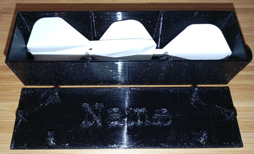 Dart flight box - box, aufbewahrung