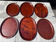 6 x Original Pressholz Tablett