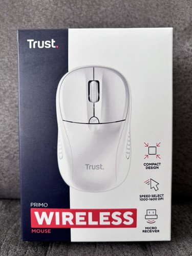 Trust primo funkmaus weiß 4 - primo,