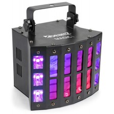 BeamZ "Magic1" 9x 3 Watt LED DMX Derby Lichteffekt mit Strobe & UV Schwarzlicht!