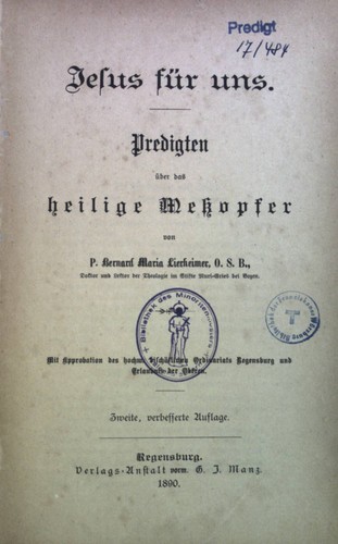 Jesus für uns - :, predigten
