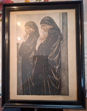 Steinzeichnung, Litho, v. Karl