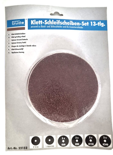 Güde klett schleifscheiben - güde,