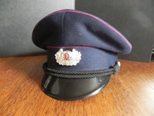 DDR Feuerwehr Schirmmütze VEB Mütze Zwickau  Größe ca 56