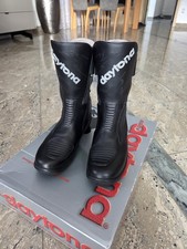 Daytona Road Star GTX Gore-Tex Leder Motorradstiefel Gr. 45 - Schwarz