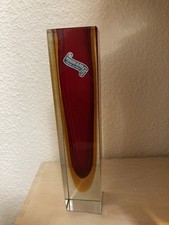 Murano Blockvase Sommerso Vase eckig hoch SammlerVase ca 1,26 KG, 26 x 5 x 5 cm