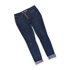 Buena Vista Damen Jeans S 36 W28 Röhrenjeans blau Low Waist Hose Slim Skinny Mom