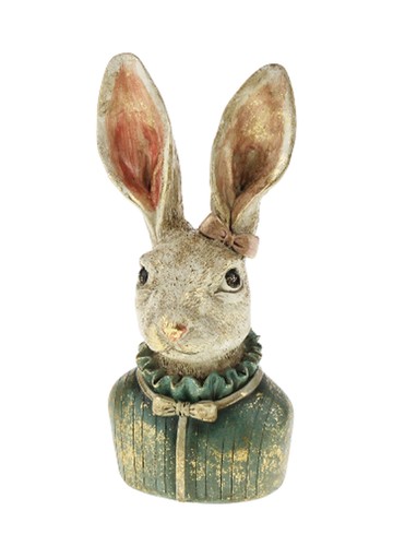 Dekofigur büste hase - dekofigur,