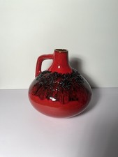 Vintage rot schwarze Fat Lava