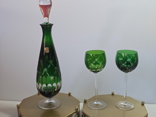 Vintage bleikristall karaffe - bleikristall, 2