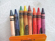 Wachsmalstifte Wachsstifte 8 Stück neu Farbstifte