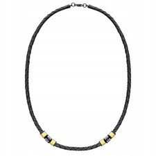 Herren Halskette Lederband