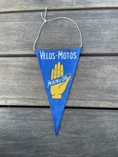 Altes Fahrrad Oldtimer Wimpel Flag VELOS Motos MainD'OR Rennrad Hauptflagge