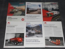 KÄSSBOHRER, KH, SCHMITZ CARGOBULL LKW Anhänger, Sattelkipper Prospekte ( Lkw 90)