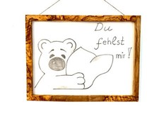 Bilderrahmen aus Olivenholz in