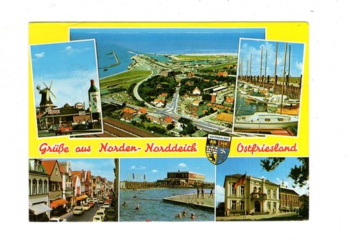 Ansichtskarte nordseebad - ansichtskarte,