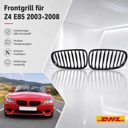 1paar glänzend kühlergrill - glänzend,