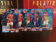 Topps Bundesliga Chrome 24/25 Sapphire - Mainz Bulk Nebel, Burkardt, Sieb, Sano