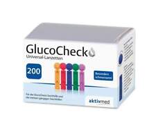 GlucoCheck Universal-Lanzetten von aktivmed, 200 Stück, für Diabetiker