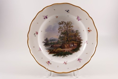 Meissen teller watteau - meissen,