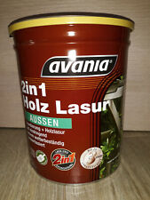 Avania Holz-Lasur 2in1 5L Außen Holzschutz-Lasur Zaun Grundierung (1)