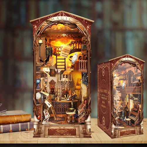 Diy holz booknook miniatur - holz,